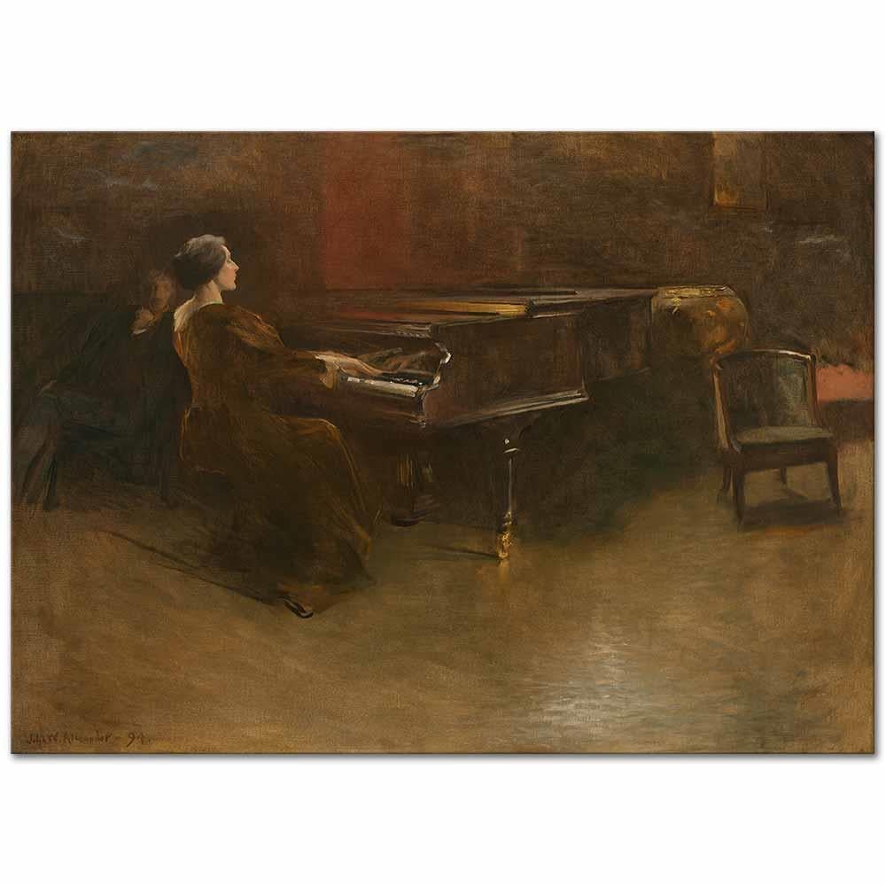 John White Alexander Piyano Kanvas Tablo