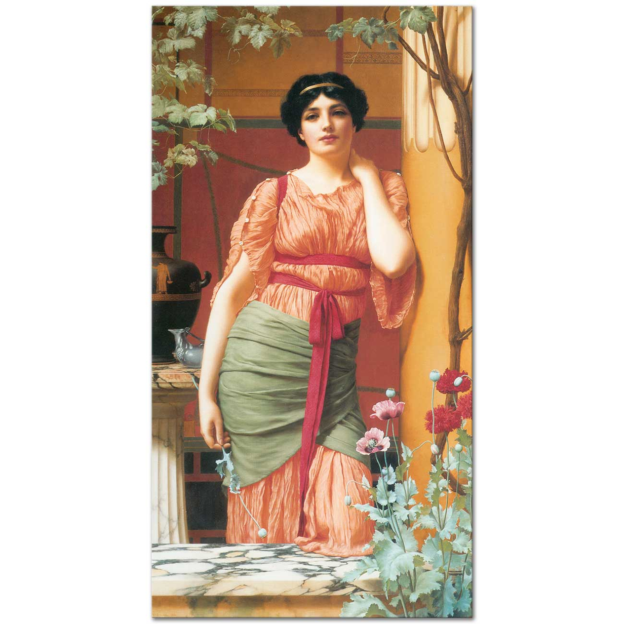 John William Godward Nerissa Kanvas Tablo