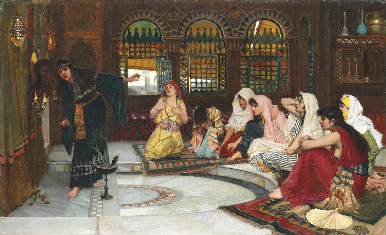John William Waterhouse Kahine Danışma Kanvas Tablo