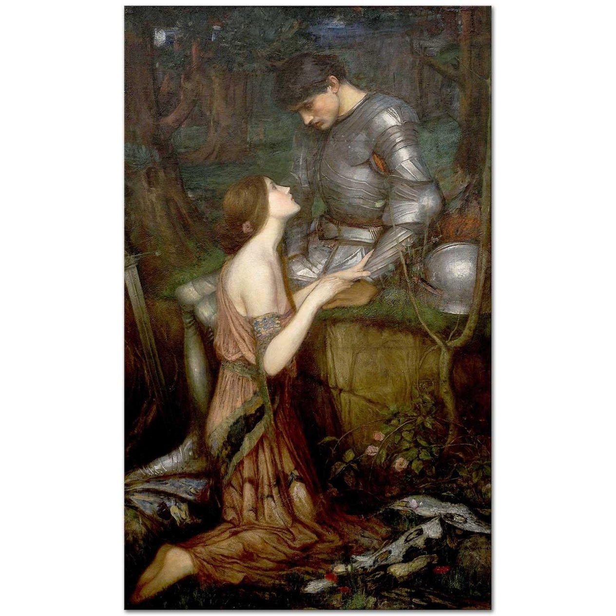 Lamia and the Soldier by John William Waterhouse