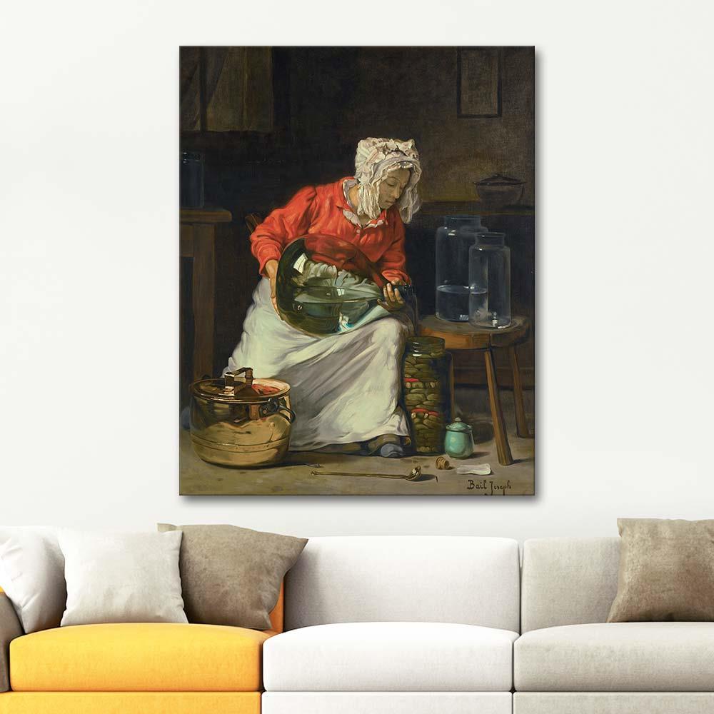 Joseph Bail The Housewife Art Print