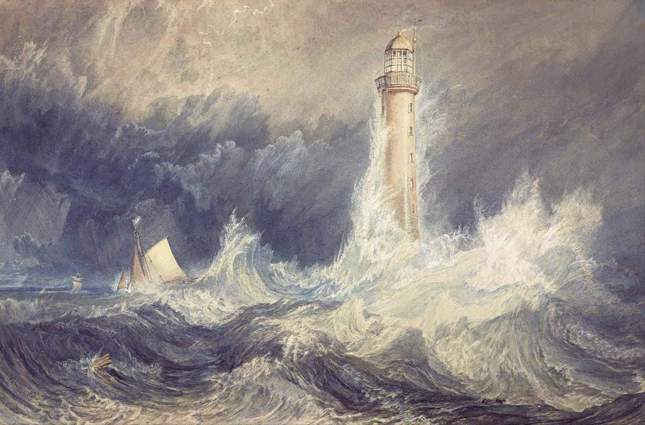 Joseph Mallord William Turner Bell Rock Lighthouse Art Print