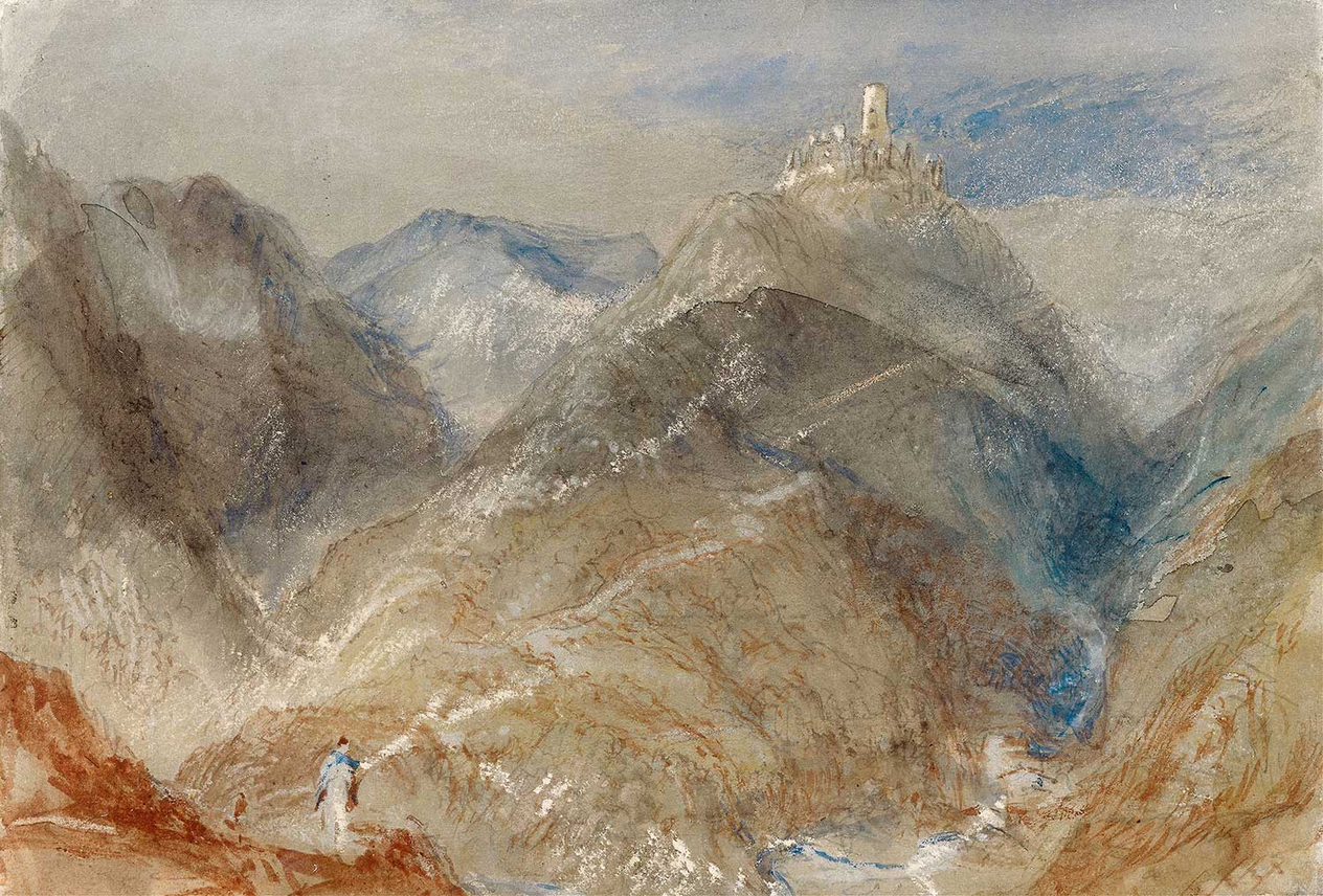 Joseph Mallord William Turner Castle on Height near Geneva Art Print