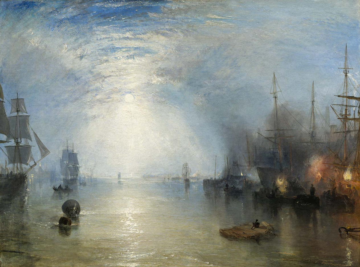 Joseph Mallord William Turner Keelmen Heaving in Coals by Moonlight Art Print