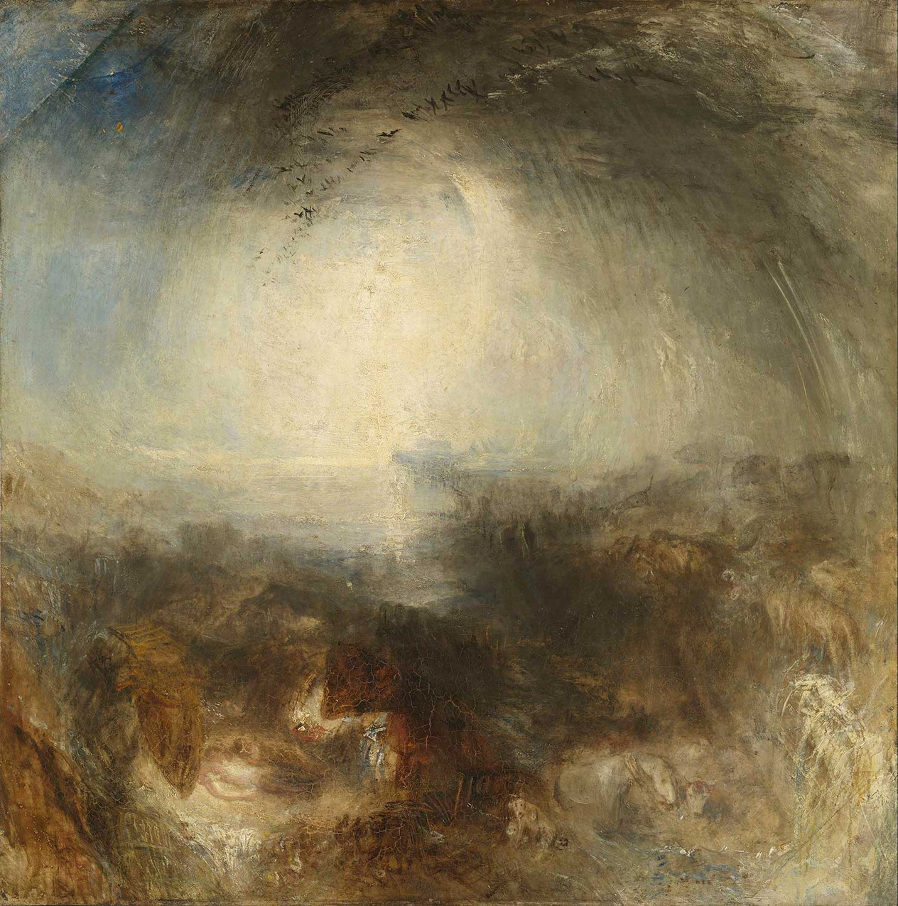 Joseph Mallord William Turner Shade and Darkness - The Evening of the Deluge Art Print
