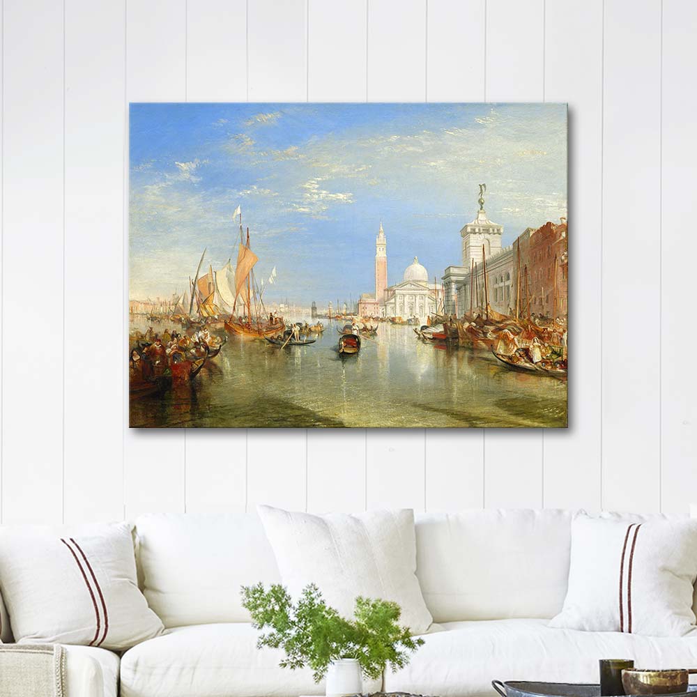 Joseph Mallord William Turner The Dogana and San Giorgio Maggiore Art Print