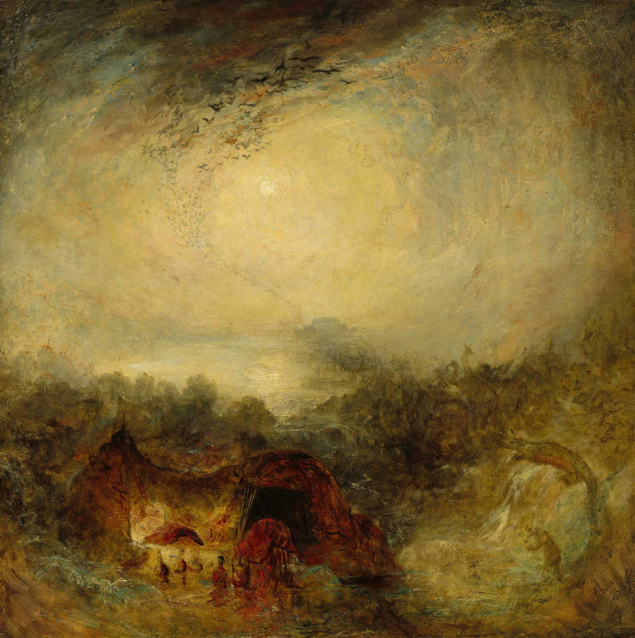 Joseph Mallord William Turner The Evening of the Deluge Art Print
