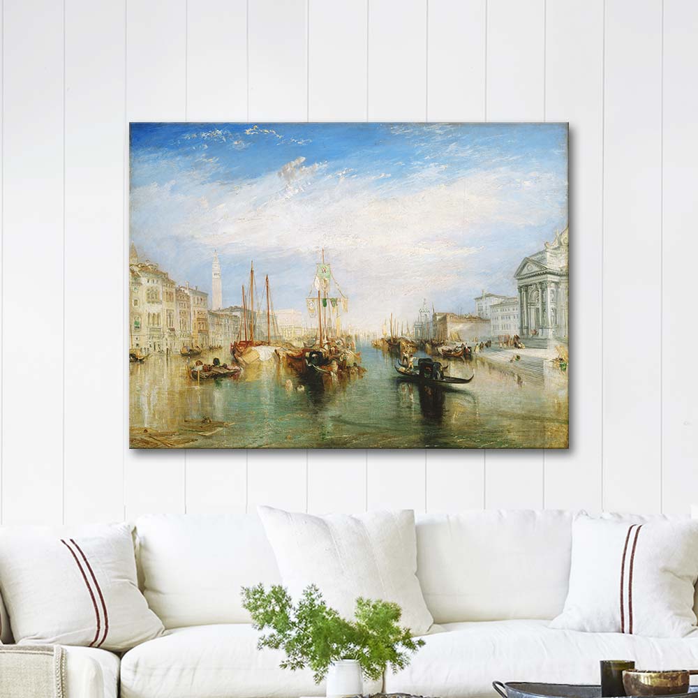Joseph Mallord William Turner Venice, from the Porch of Madonna della Salute Art Print