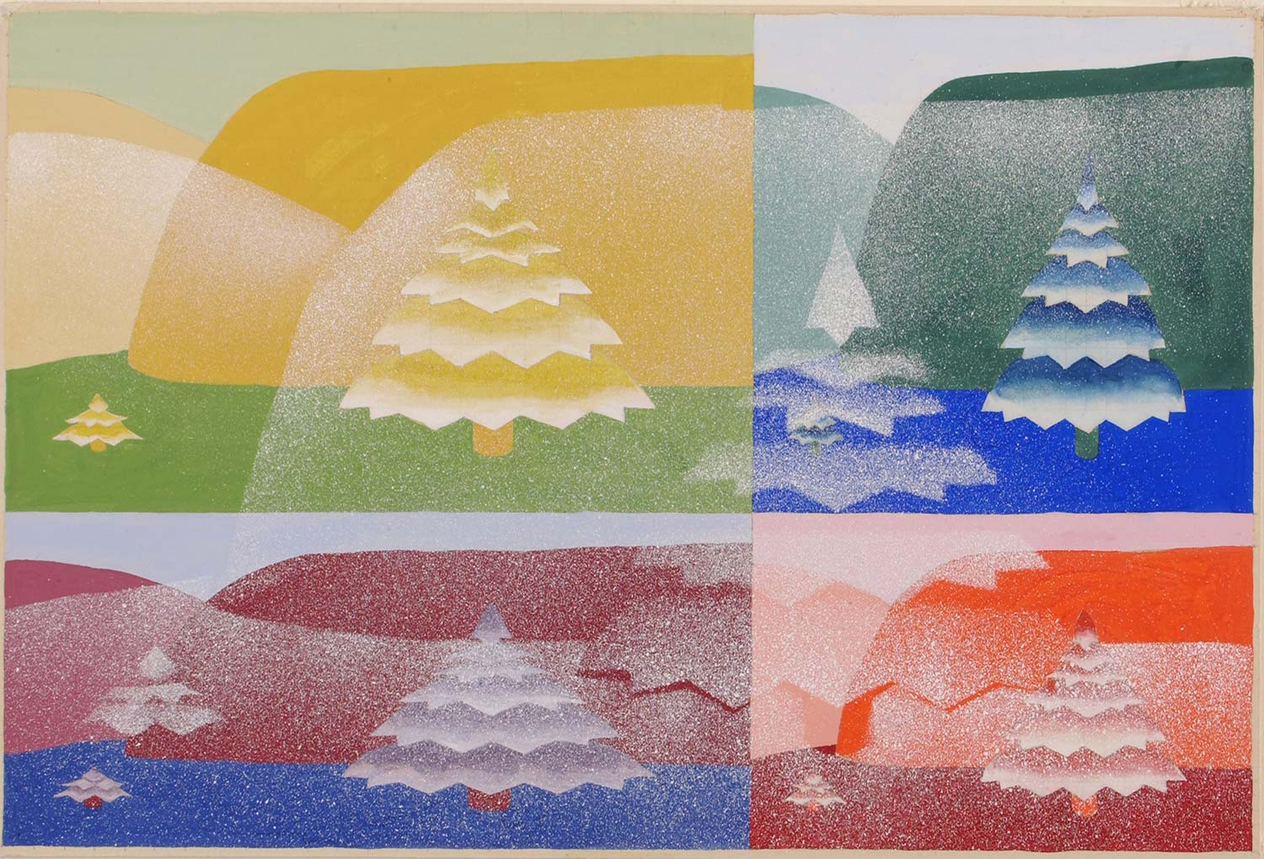 Joseph Schillinger Trees Art Print