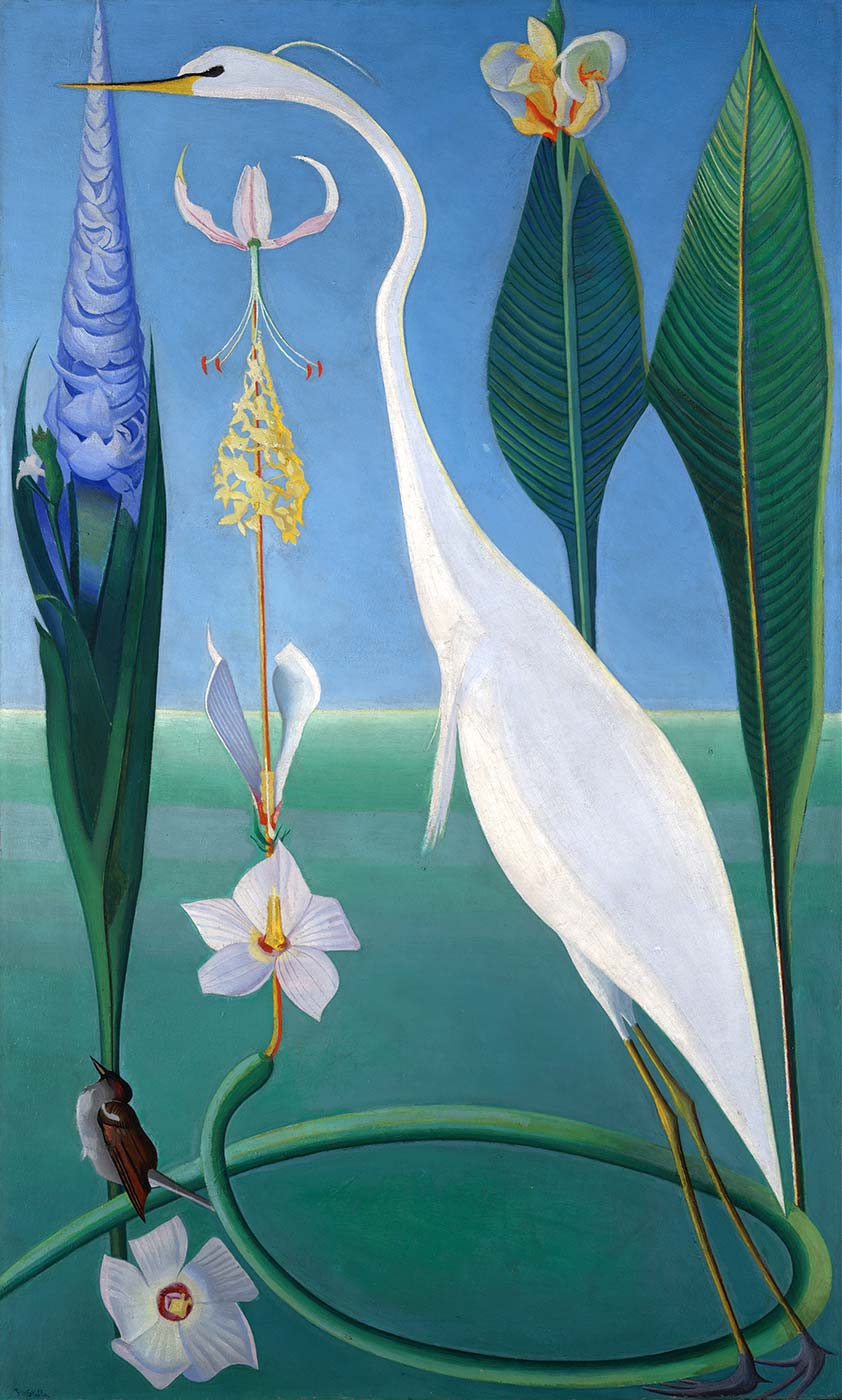 Joseph Stella The White Heron Art Print