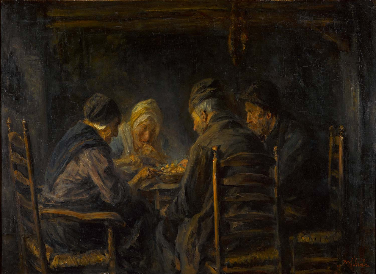 Jozef Israëls Potato Eaters Art Print