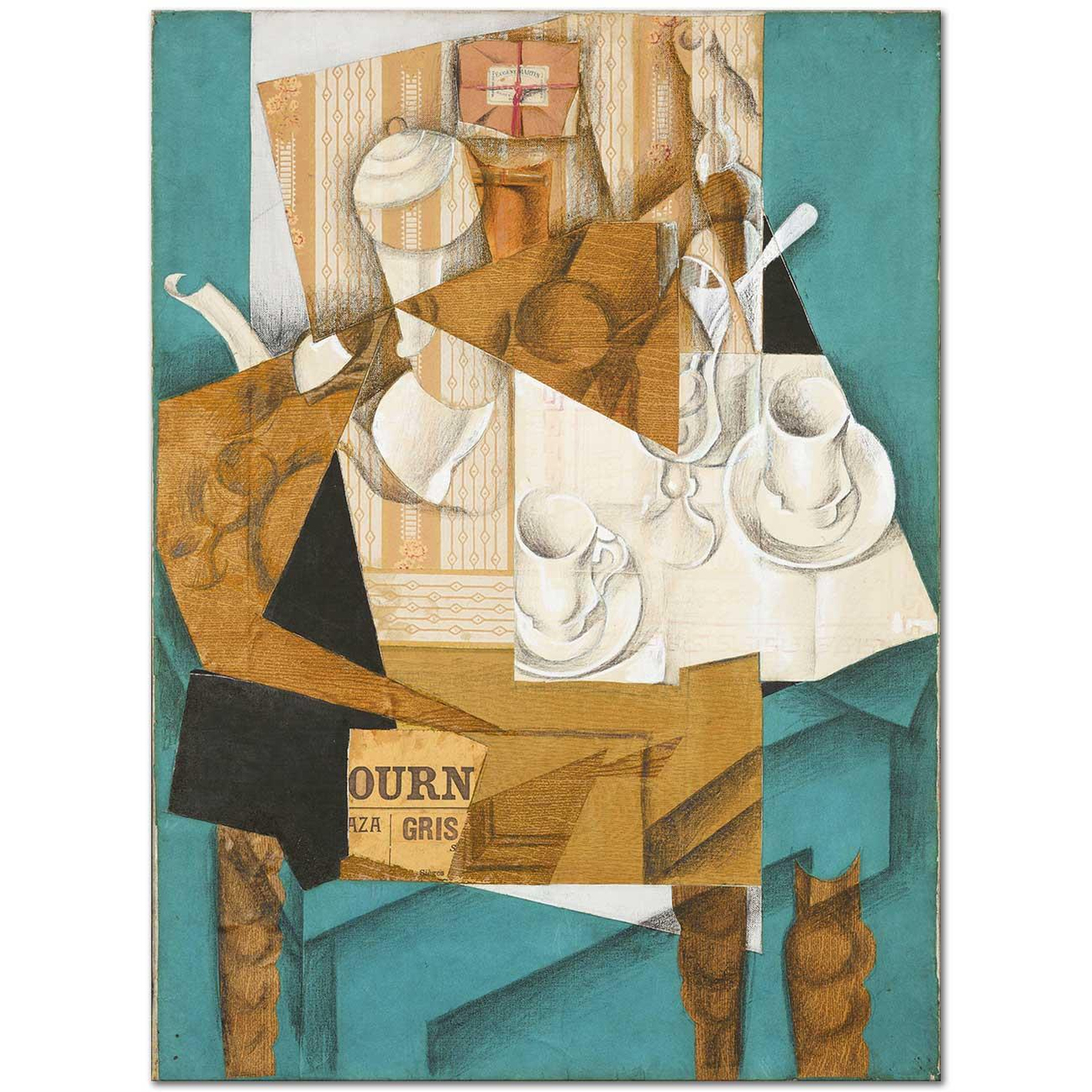 Juan Gris Kahvaltı Kanvas Tablo
