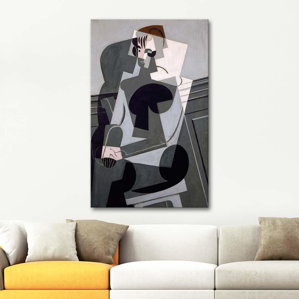 Juan Gris Portrait Of Josette Gris Art Print