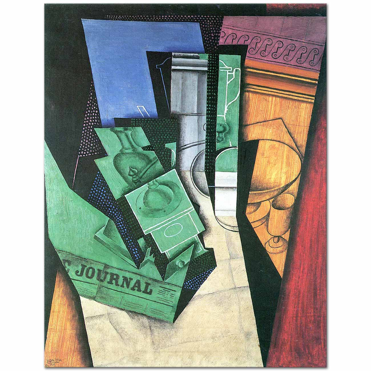 The Breakfast by Juan Gris