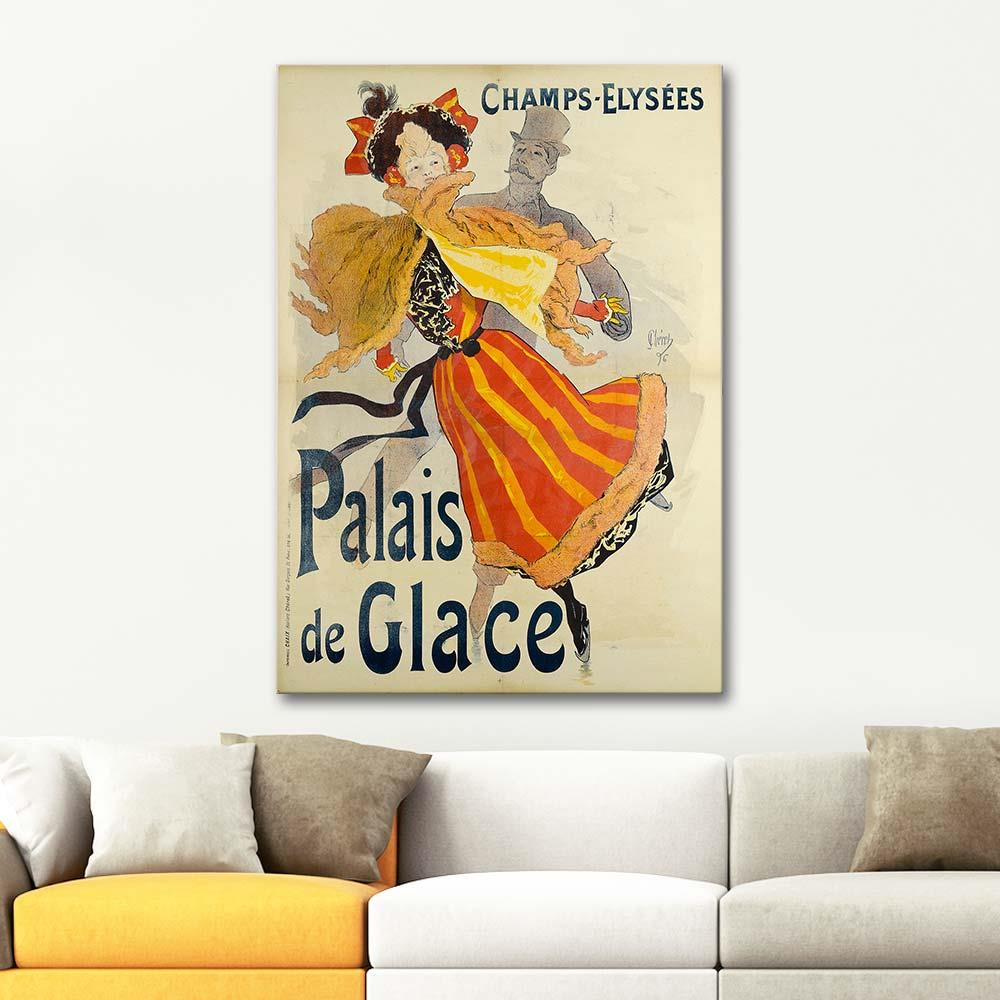 Jules Cheret Champs Elysees Palais De Glace Art Print