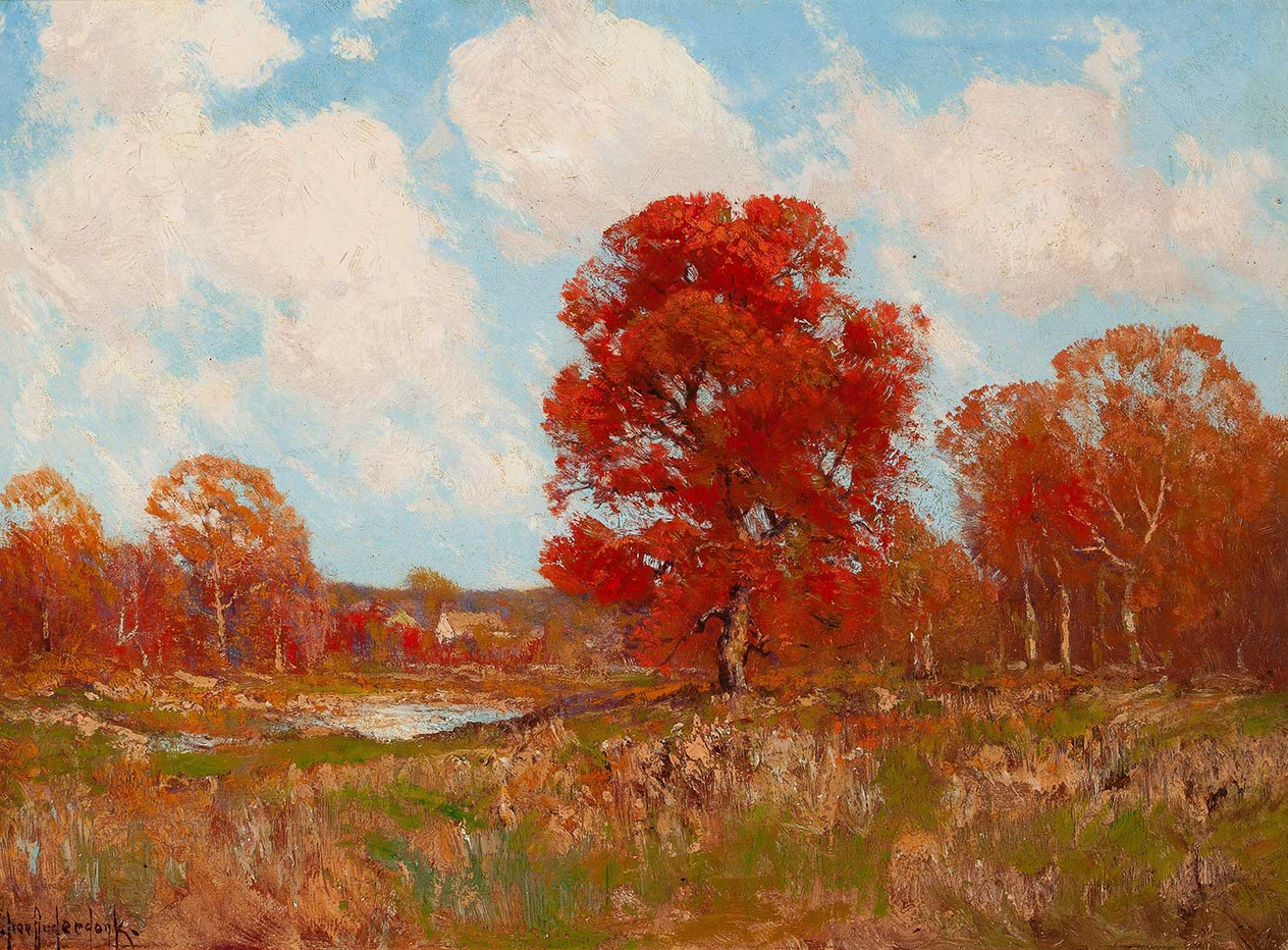 Julian Onderdonk Fall Landscape Art Print
