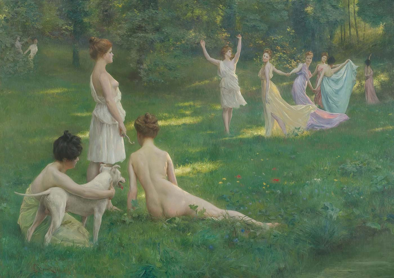 Julius LeBlanc Stewart Les Chasseuresses Art Print
