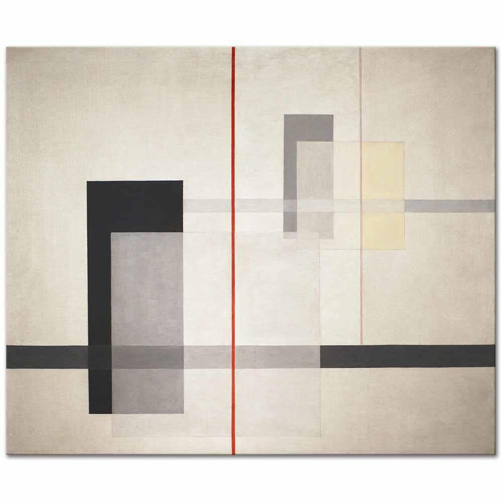 Laszlo Moholy-Nagy K VII Kanvas Tablo