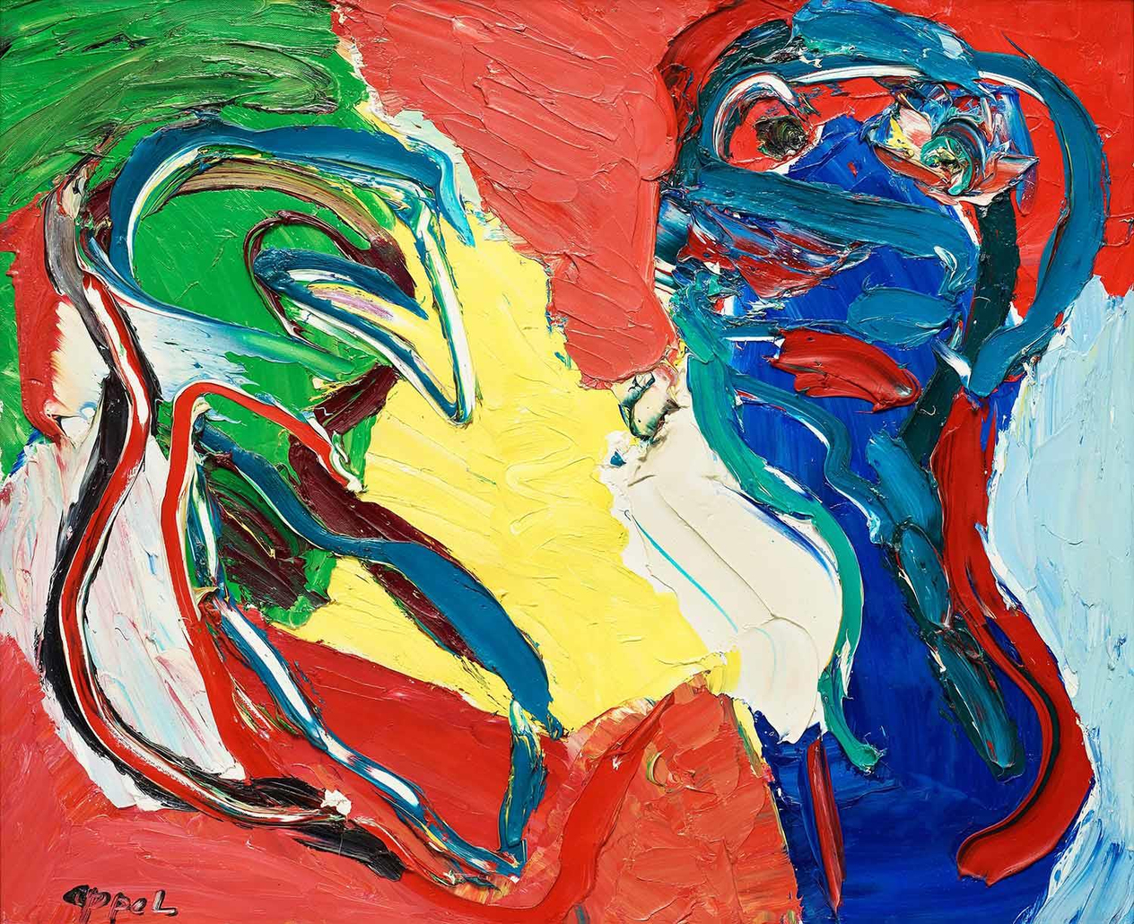 Karel Appel Abstract Composition Art Print