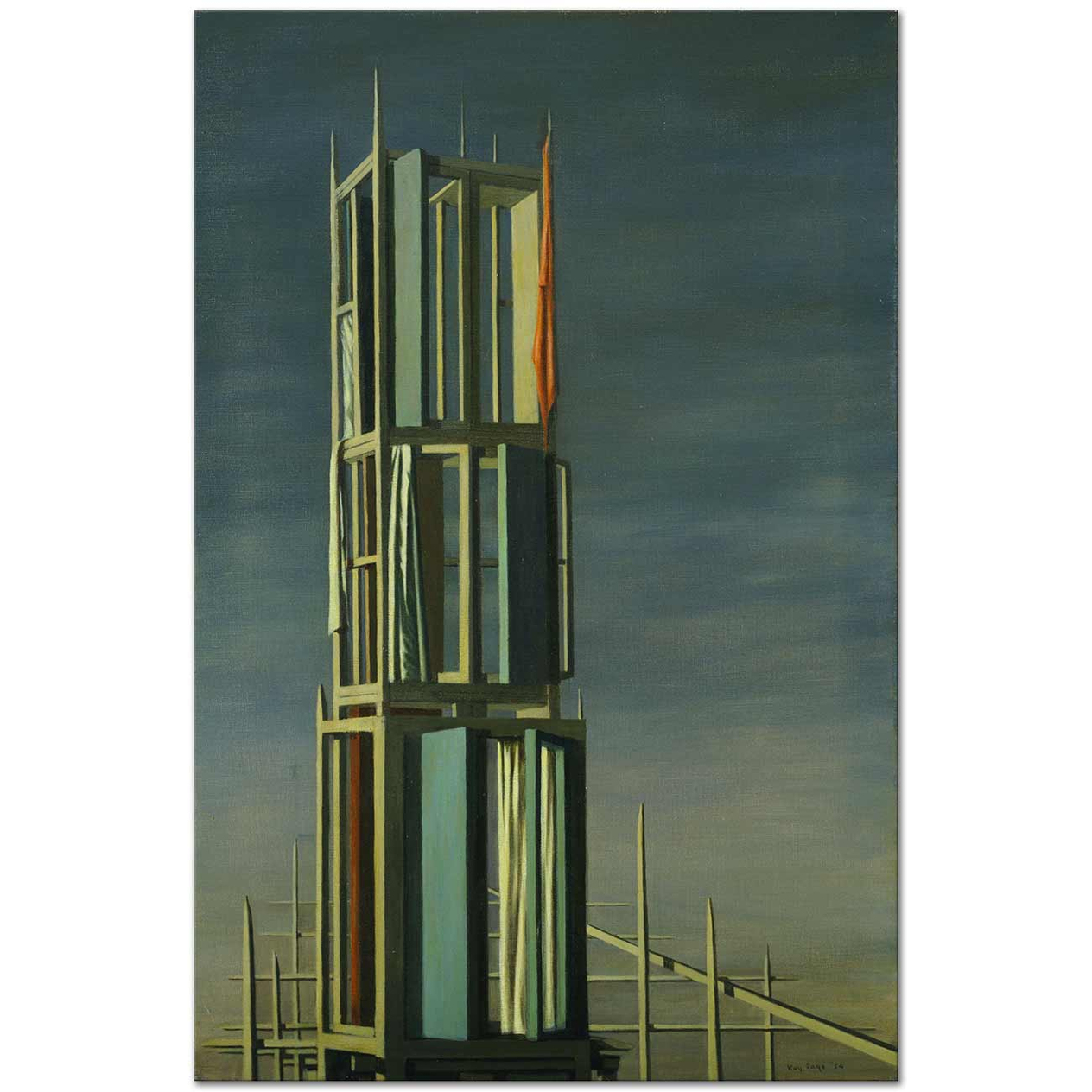 Kay Sage Hyphen Art Print