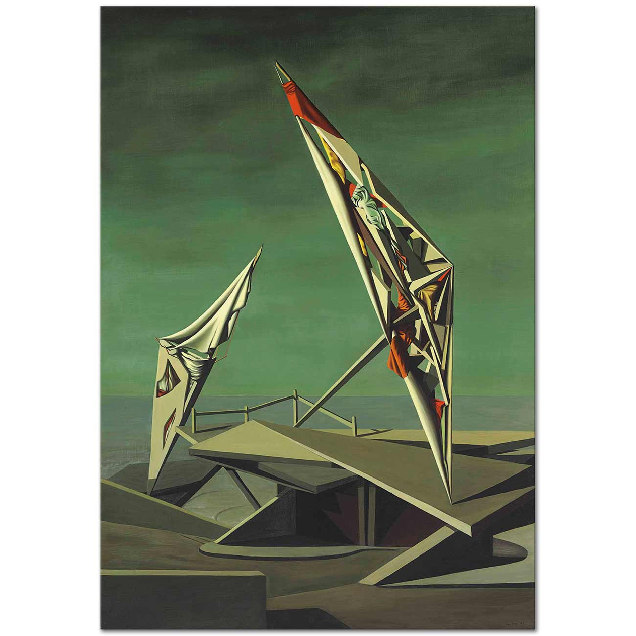 Kay Sage Ring of Iron Ring of Wool Art Print