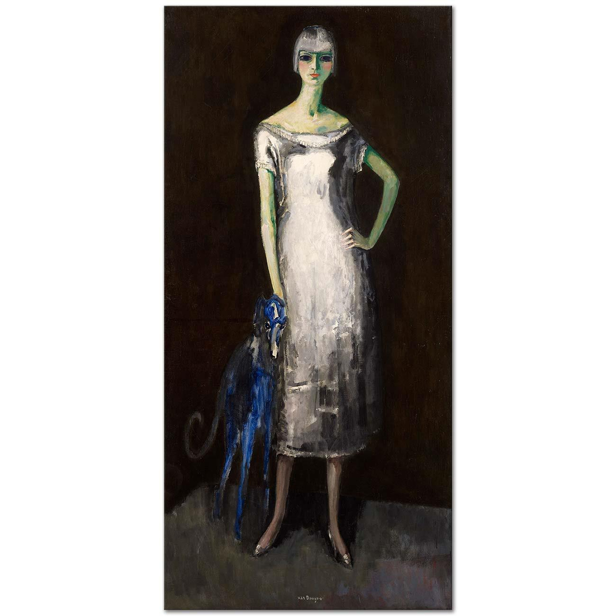 Kees van Dongen The Blue Greyhound Art Print