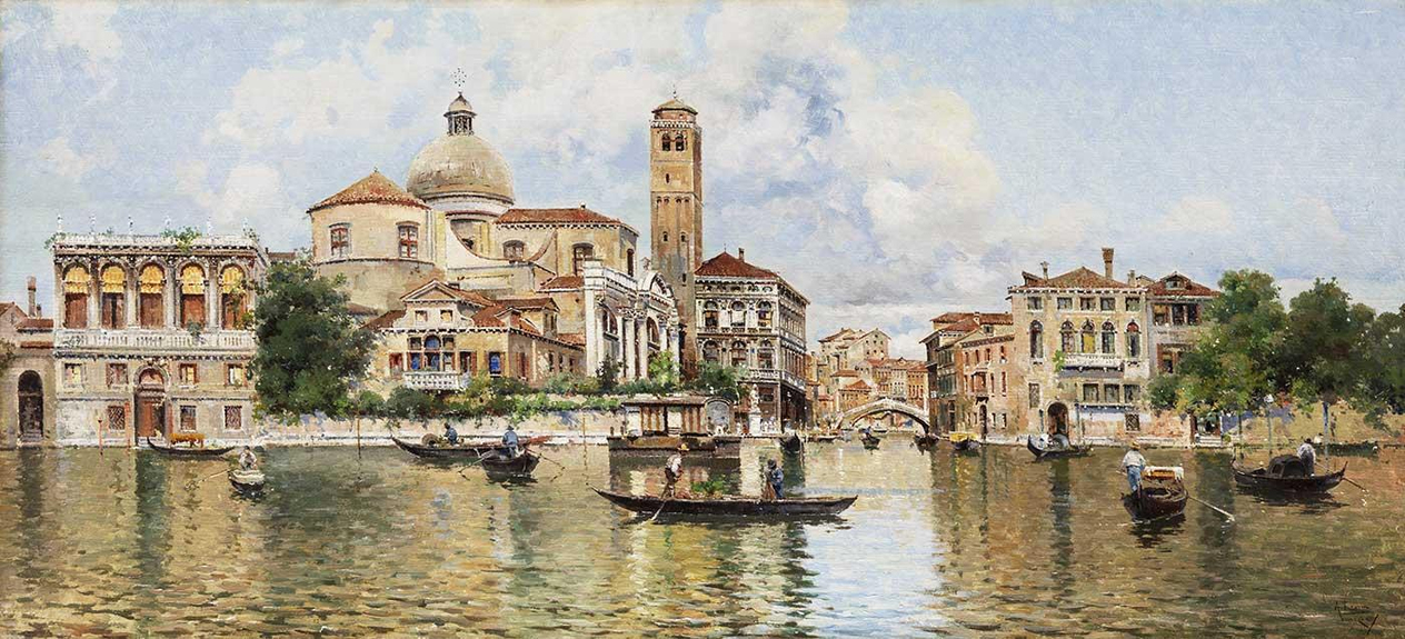 Landscape Venice by Antonio Reyna Manescau as Art Print
