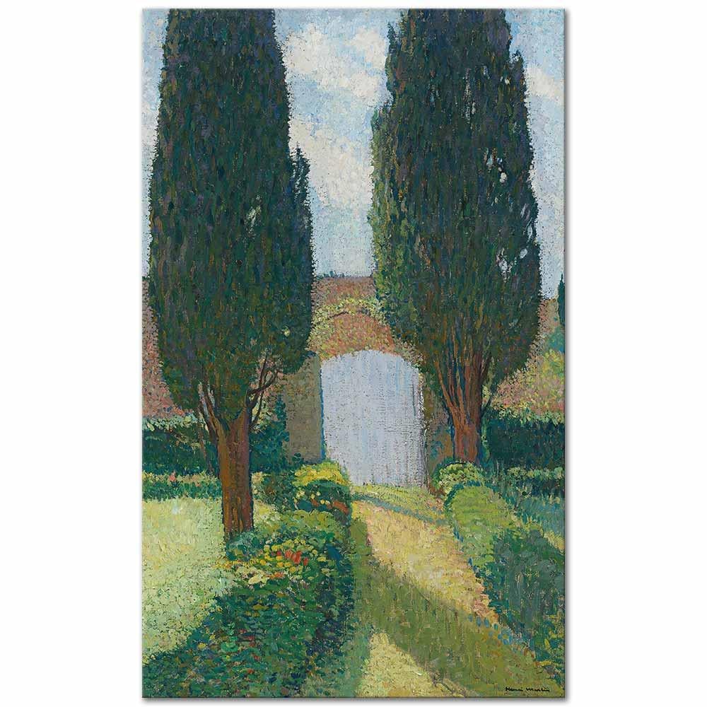 Henri Martin Marquayrol Bahçesi Kanvas Tablo