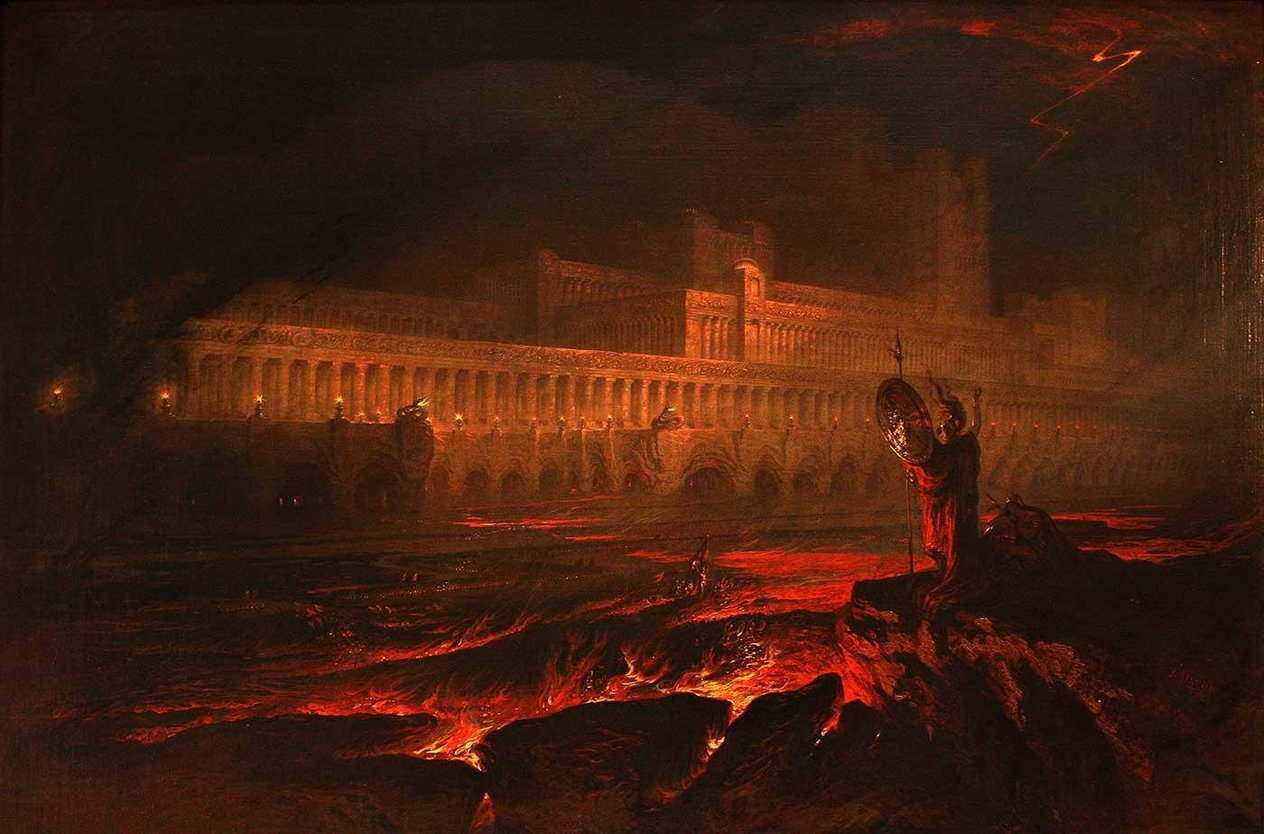 Le Pandemonium by John Martin as Art Print