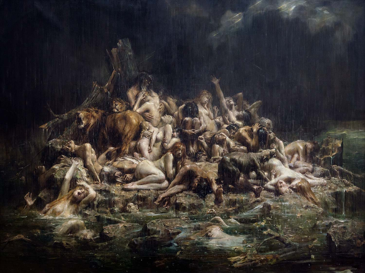 Noah's Flood and the Companions by Leon François Comerre
