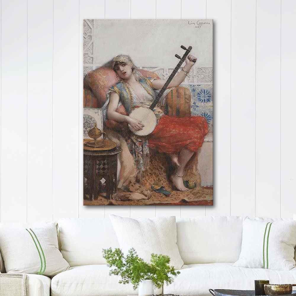 Leon François Comerre Odalisque Art Print