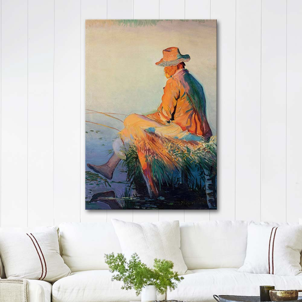 Leon Wyczolkowski Fisherman Art Print