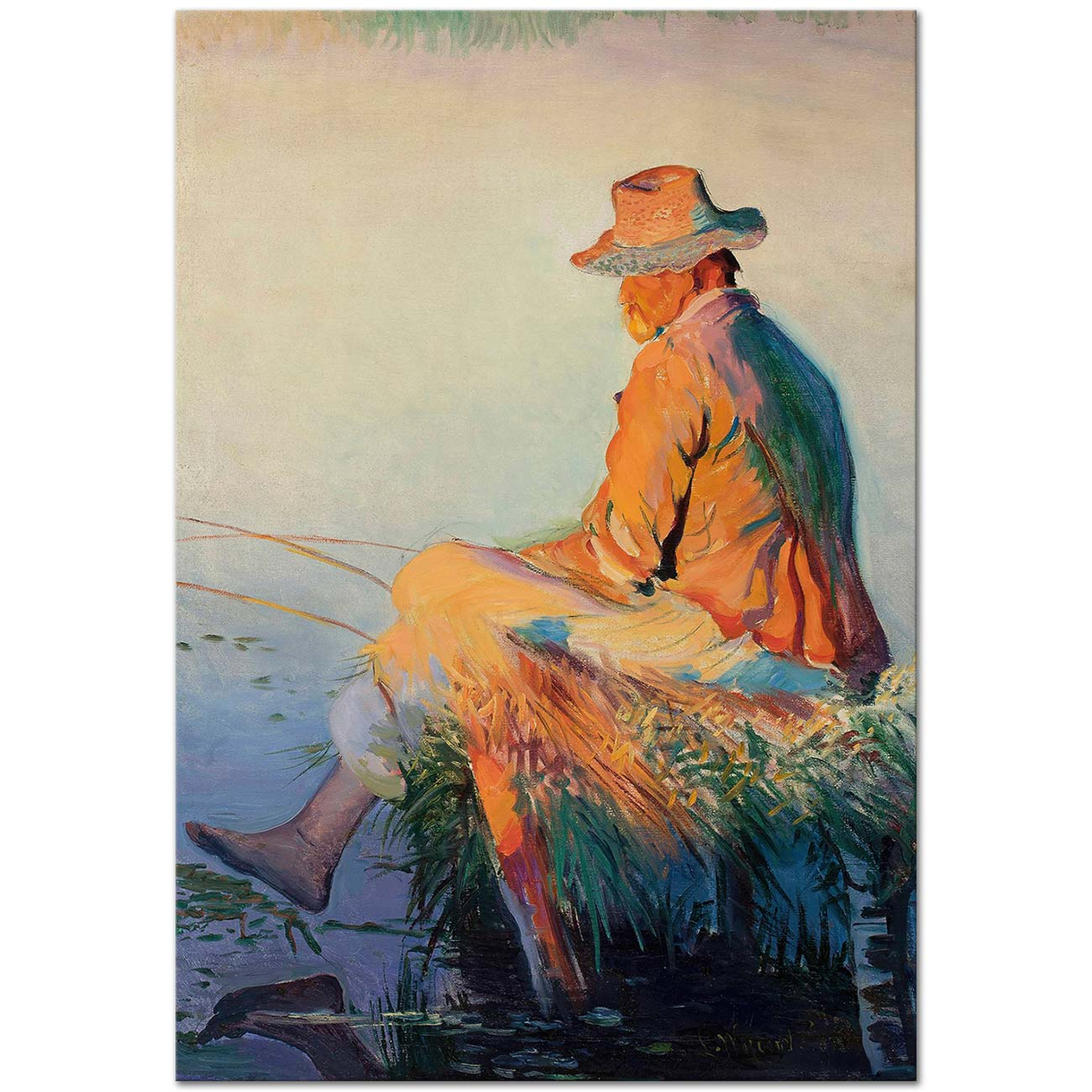 Leon Wyczolkowski Fisherman Art Print
