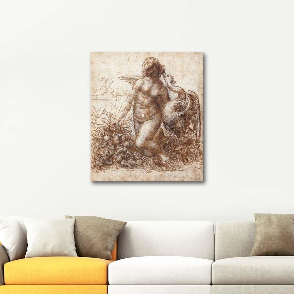 Leonardo Da Vinci Leda and the Swan Art Print