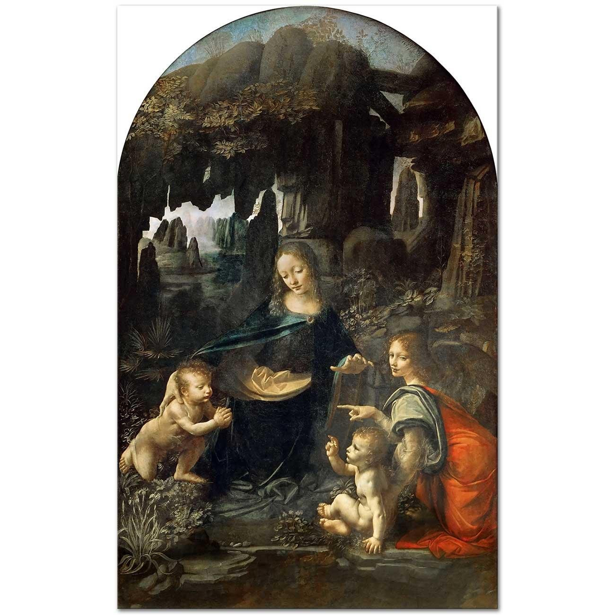 Leonardo da Vinci Madonna of the Rocks Art Print