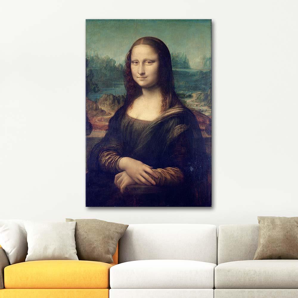 Leonardo da Vinci Mona Lisa Kanvas Tablo