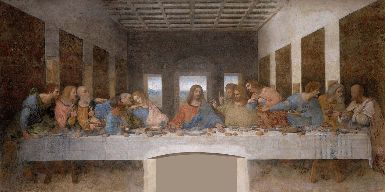 Leonardo da Vinci Son Akşam Yemeği Kanvas Tablo
