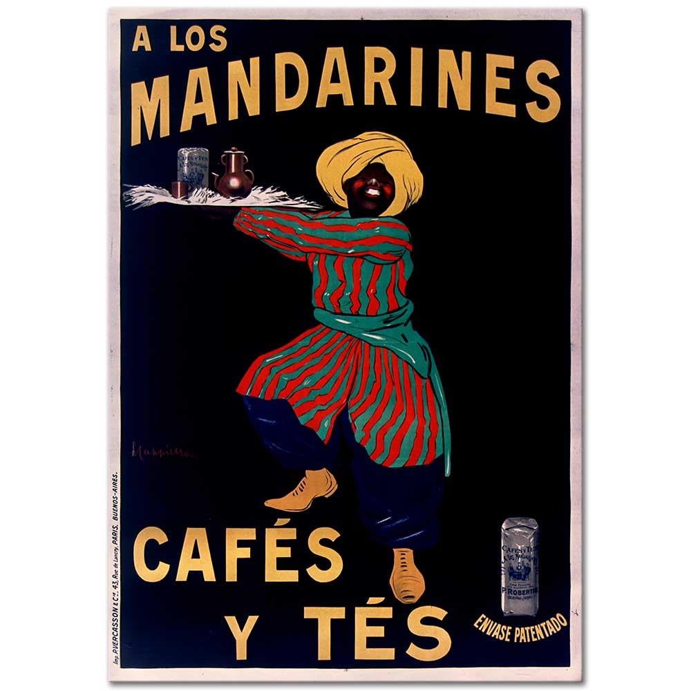 Leonetto Cappiello Mandarines Kahveleri ve Çayları Kanvas Tablo