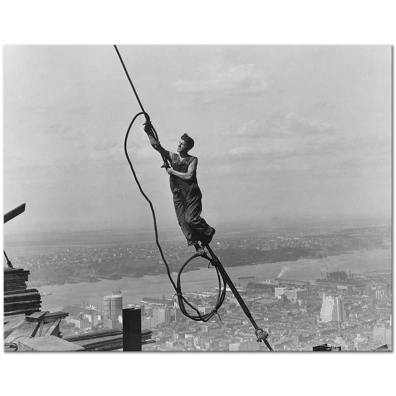 Lewis Hine Icarus Empire State Building Art Print