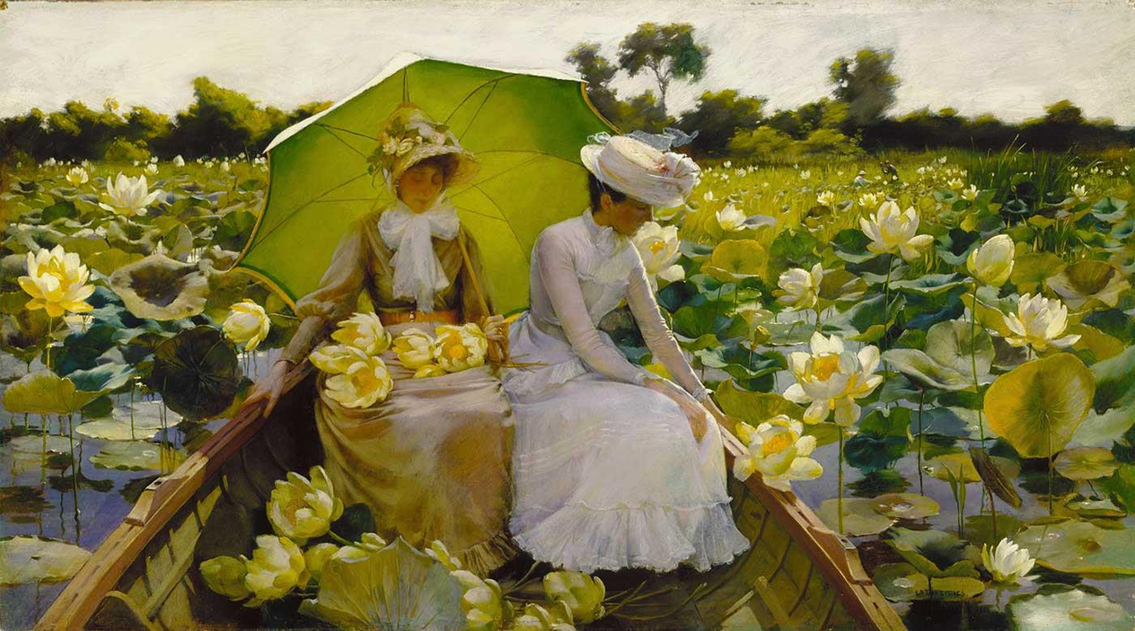 Lotus Lilies by Charles Courtney Curran