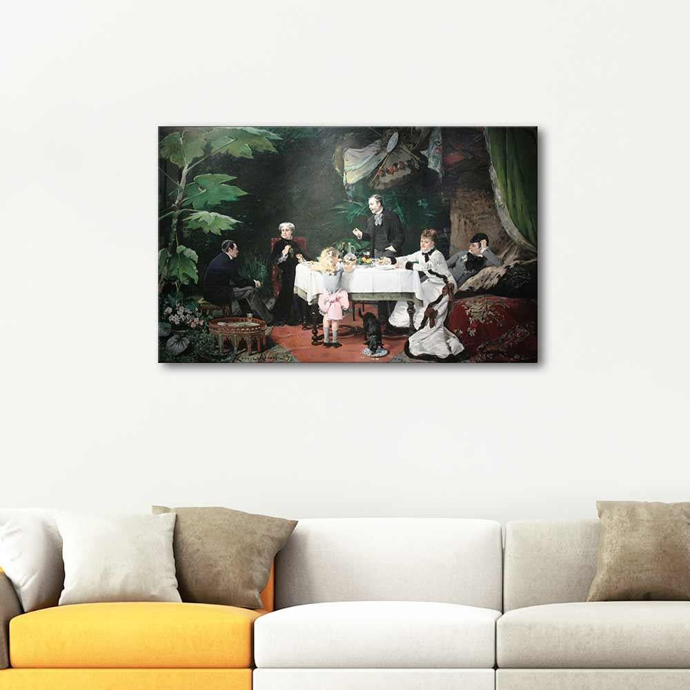 Louise Abbema Lunch in the Greenhouse Art Print