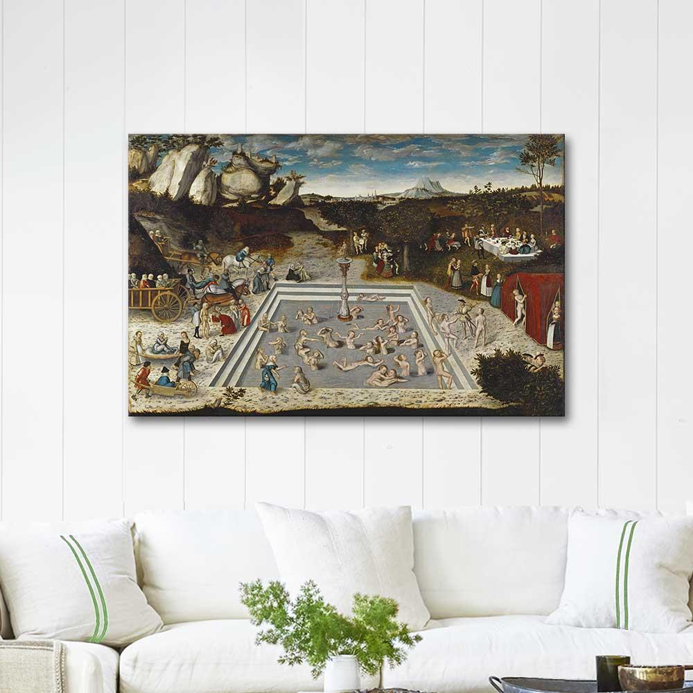 Lucas Cranach The Fountain of the Youth Art Print