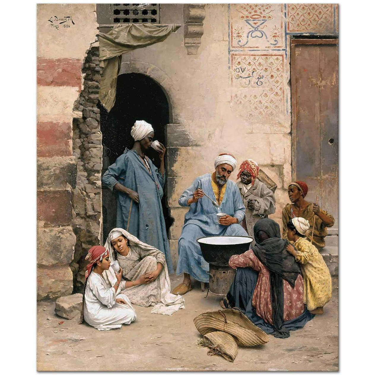 The Sahleb Vendor Cairo by Ludwig Deutsch