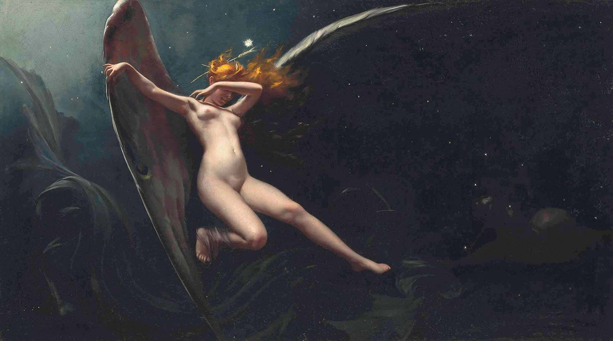 A Fairy Under Starry Skies by Luis Ricardo Falero