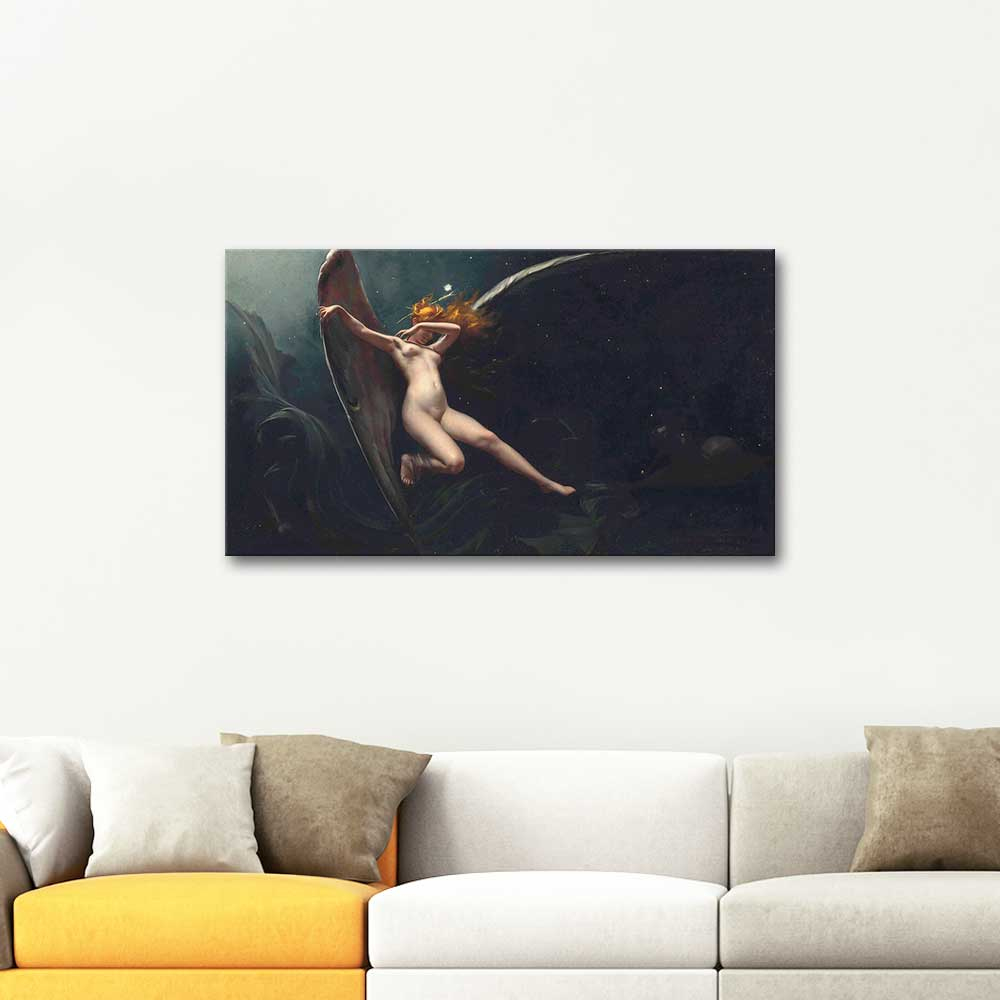 Luis Ricardo Falero A Fairy Under Starry Skies Art Print