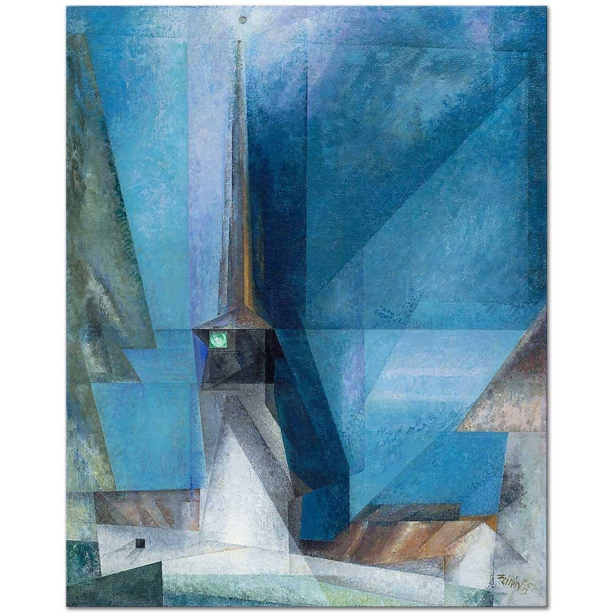 Lyonel Feininger Gelmeroda Kanvas Tablo