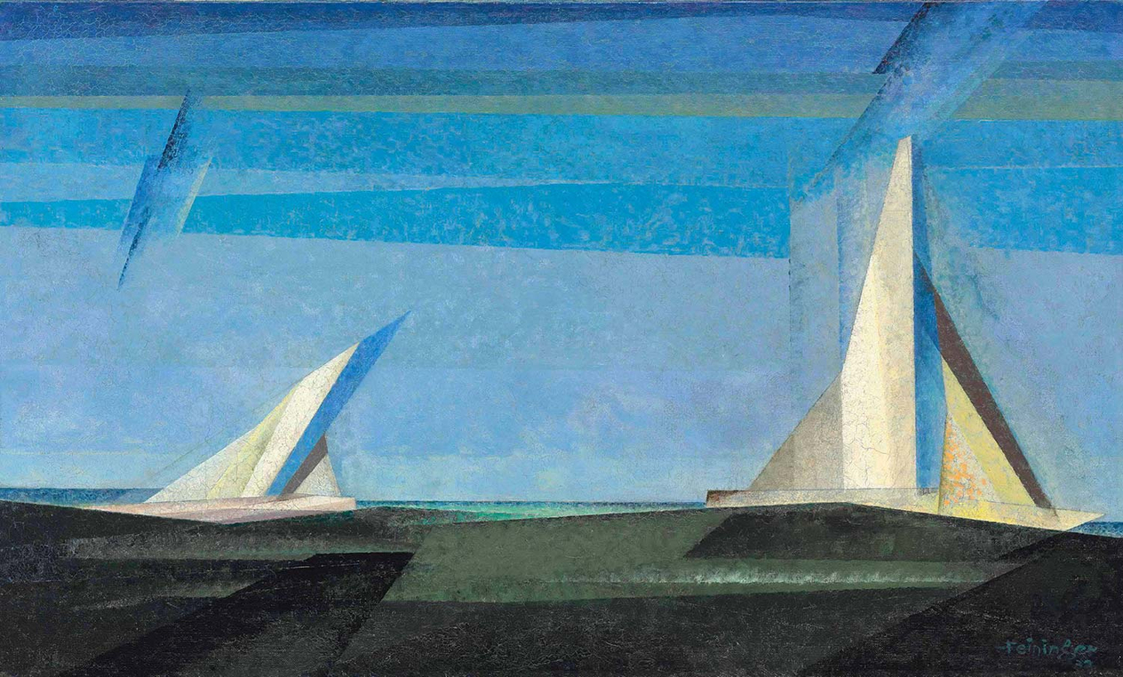 Lyonel Feininger Deniz Kanvas Tablo