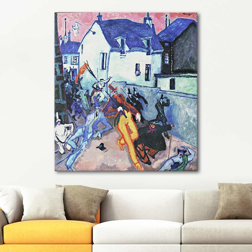 Lyonel Feininger Uprising Art Print
