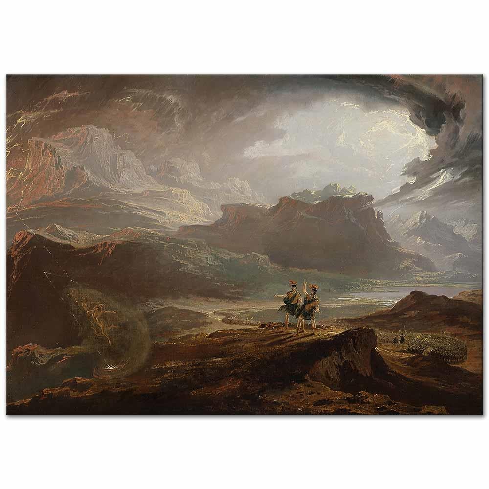 John Martin Macbeth Kanvas Tablo