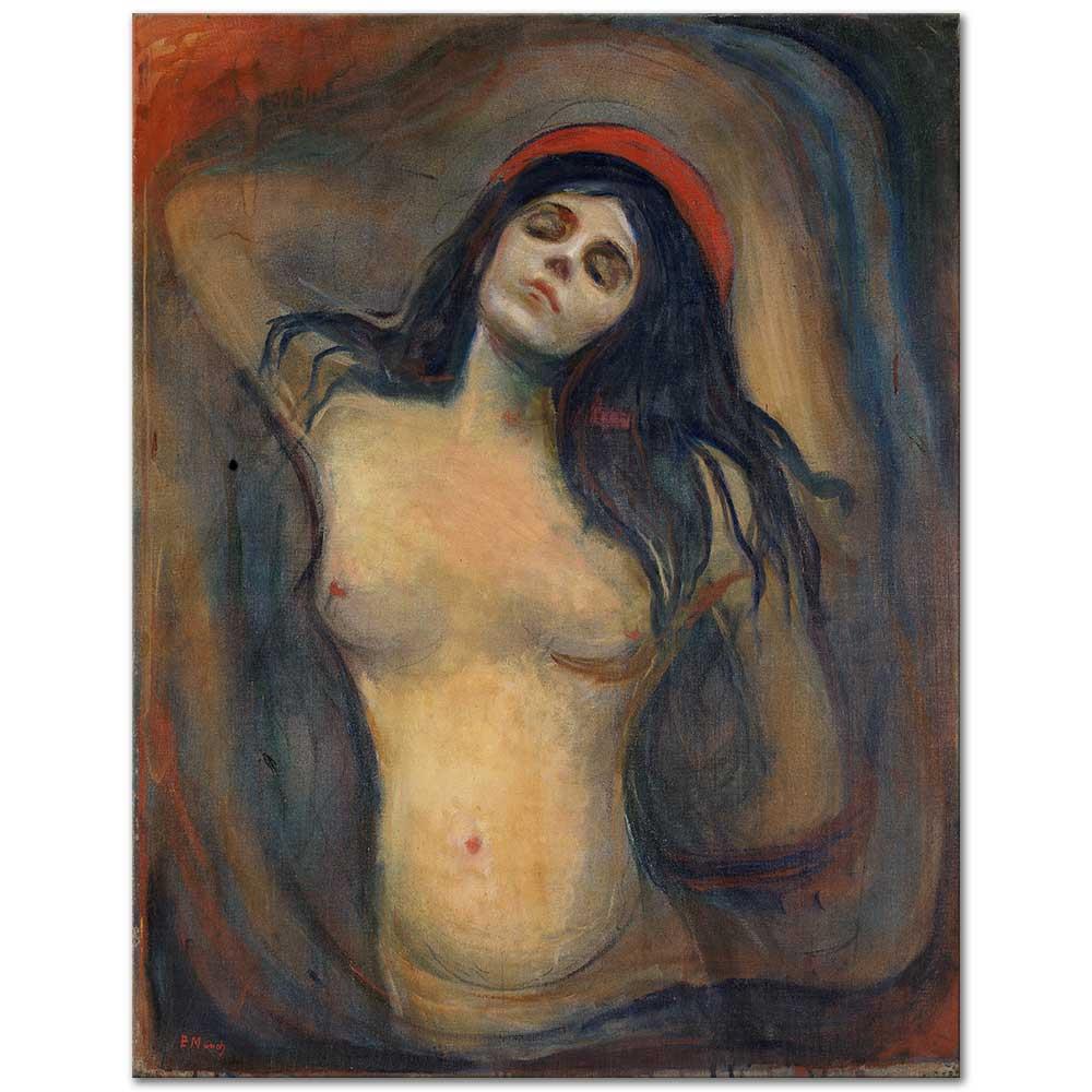 Edvard Munch Madonna Kanvas Tablo